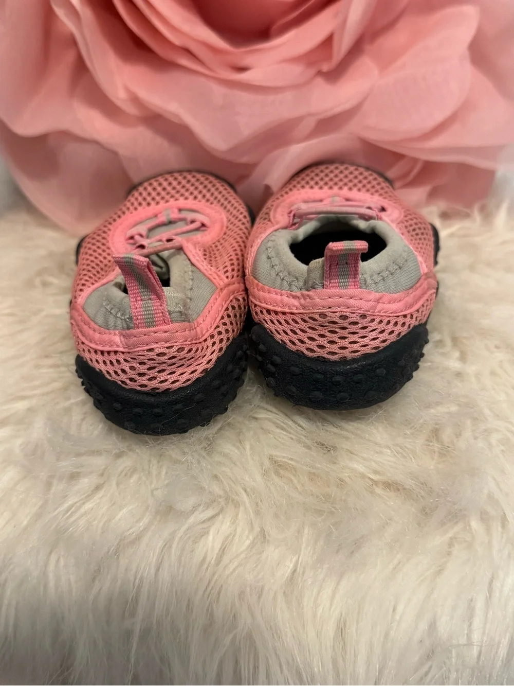 Baby Pink Mesh Water Shoes